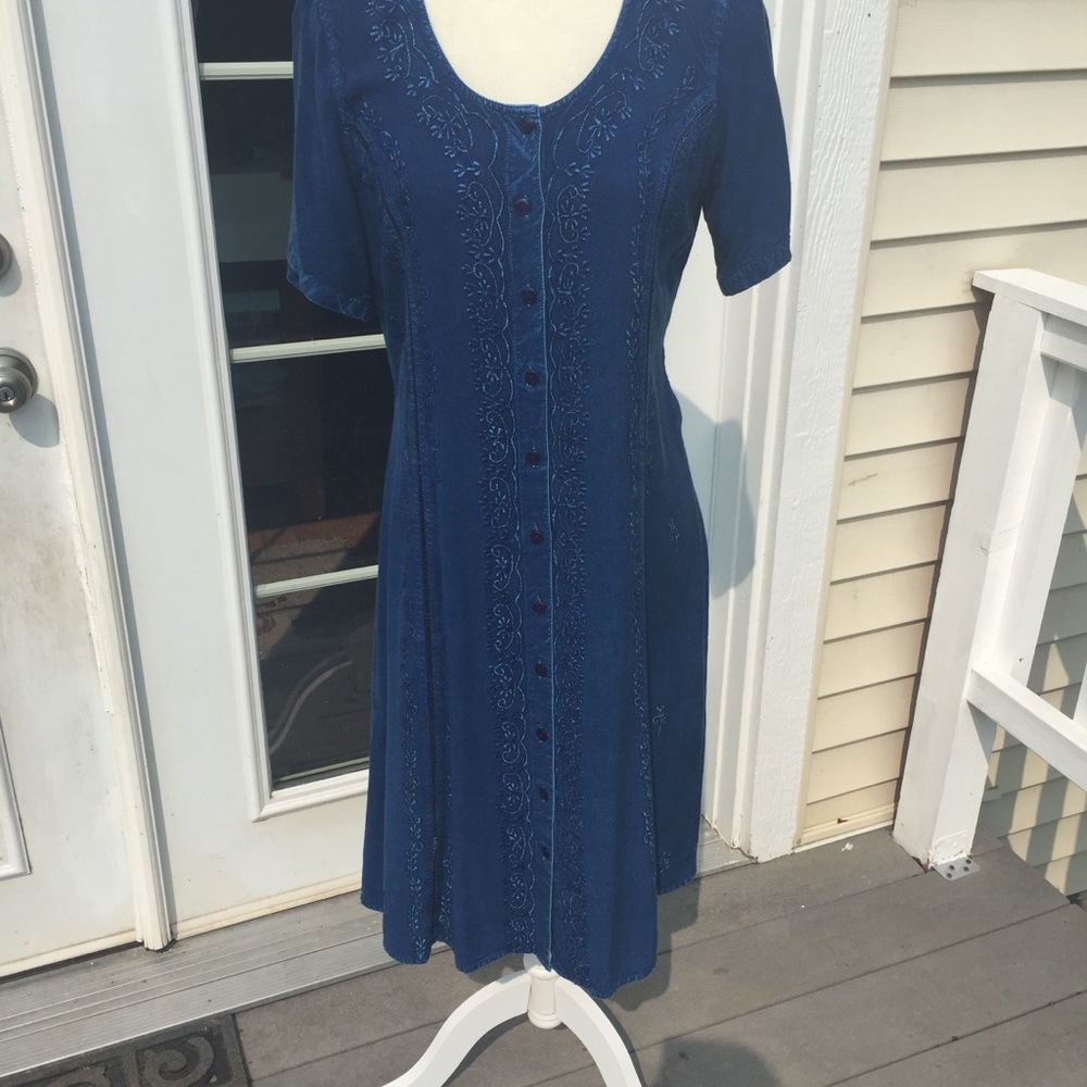 Denim look Dress
